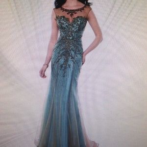 Mother of the Bride/Groom Long Beaded Gown